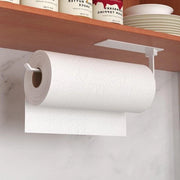 Sostegno per Raccogliere Cucina Senza Fori - Bianco - Autoadesivo - Pratico - Sotto i Cassetti - Ordinare e Organizzare - Appeso al Muro