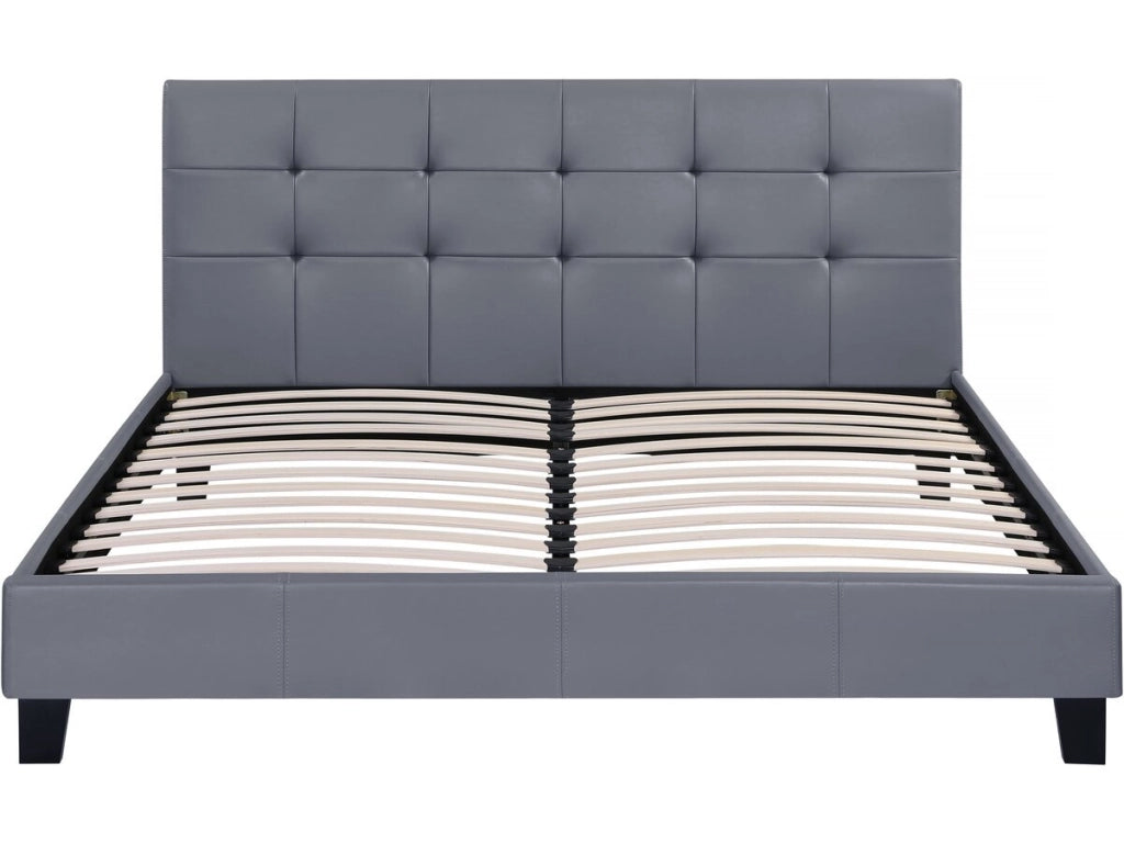 Letto "Julia" - 160 x 200 - Grigio chiaro