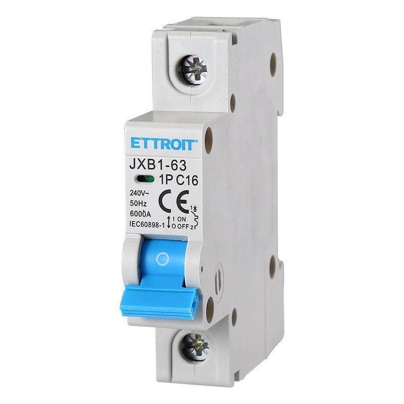Interruttore Magnetotermico Automatico 1P 16A 6000A 220V Salvavita Stotz Occupa 1 Modulo DIN