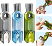 Borsetto per pulizia di aperture in coppe, spazzolino per bottiglie 3 in 1, pulitore per aperture in coppe, spazzolino per pulizia di aperture in cucina, attrezzo per pulizia di aperture in cucina (3 pezzi, stile 4)