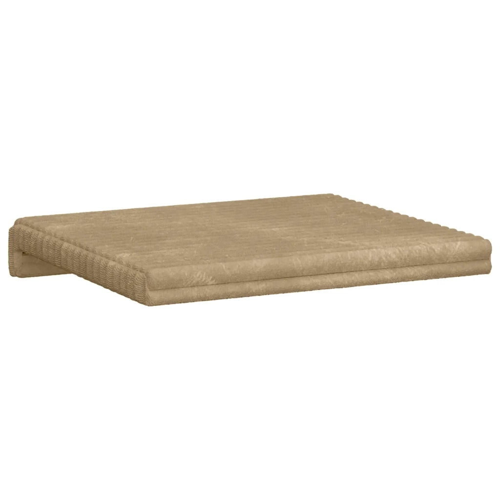 Cuscino per panchina 4 pcs Corduroy Morbido Tortora 42043148