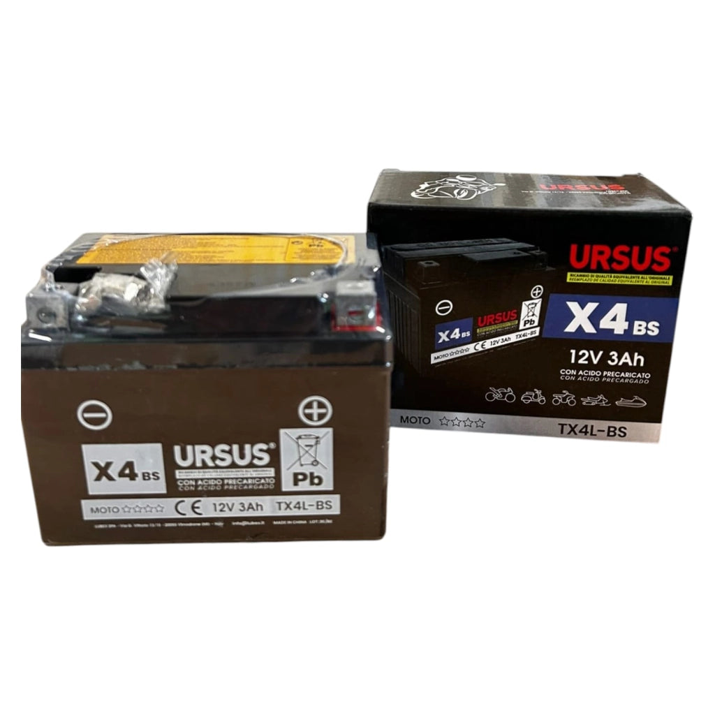 BATTERIA PER MOTO URSUS X4BS 3AH