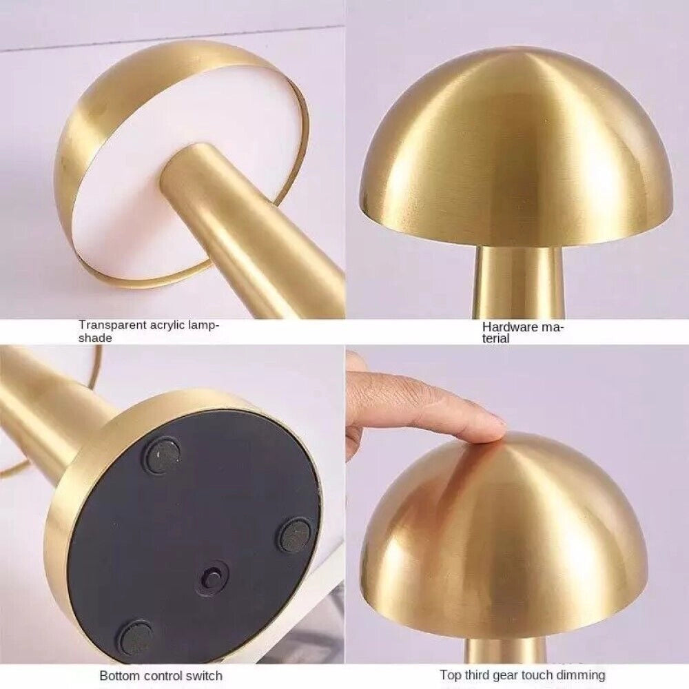 Lampada da tavolo led ricaricabile Touch per ristoranti bar hotel