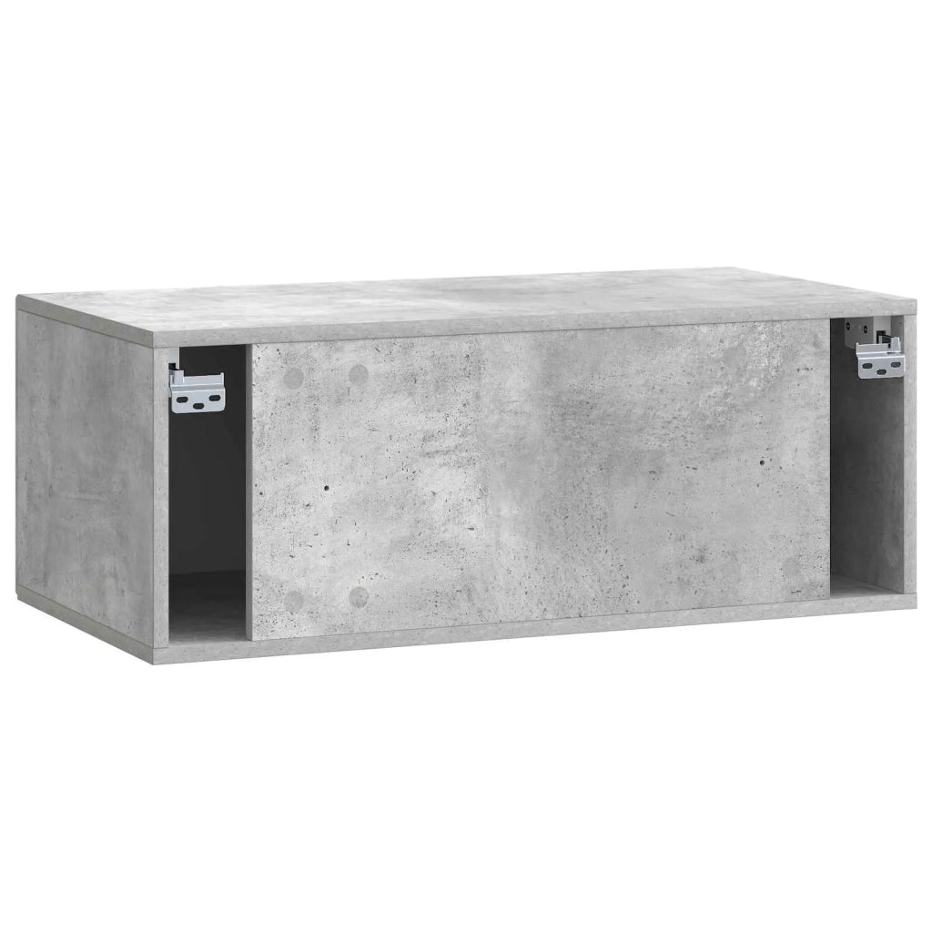 Mobile Porta TV da Muro Grigio Cemento 78,5 x 41 x 30 cm 898008