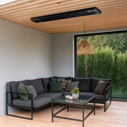 Sined Riscaldatore Ad Infrarossi Con Telecomando Da 1000w Con Altoparlanti Bluetooth Nero