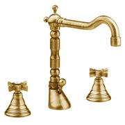 BATTERIA RUBINETTO LAVABO 3 FORI SERIE ORIENTES BRONZATO SCARICO 11/4   RUBINETTERIE EURORAMA S.P.A.