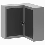 Mobile per attrezzi con blocco Nero e Grigio 55 x 55 x 55 cm CFW4393515