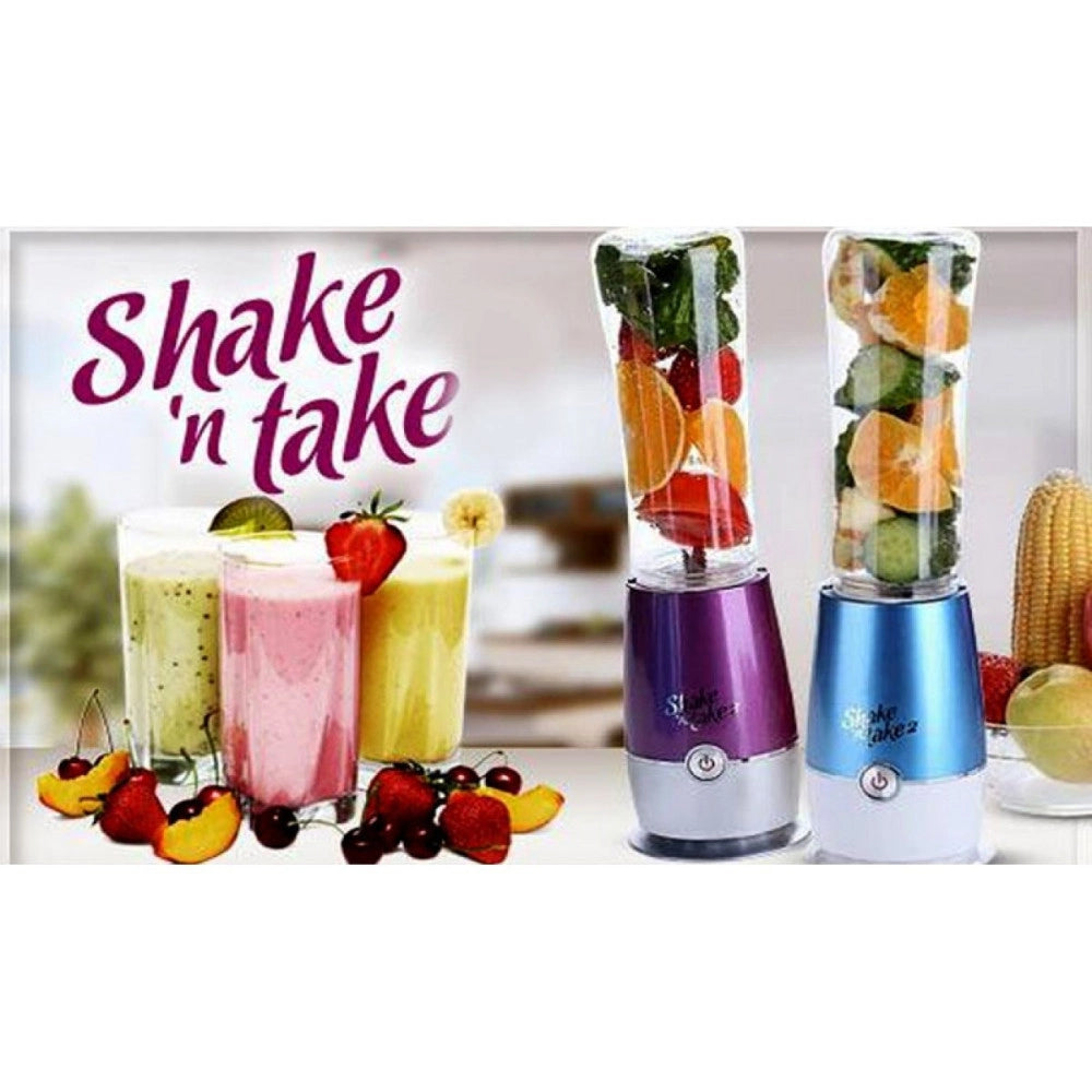 Trade Shop - Frullatore Shake N Take 2 Frappe Frutta Milkshake Gelato Fitness Palestra -