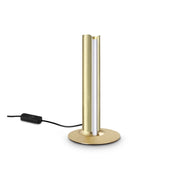 Lampada Da Tavolo Dorica 1 Luce Led Integrato Ottone