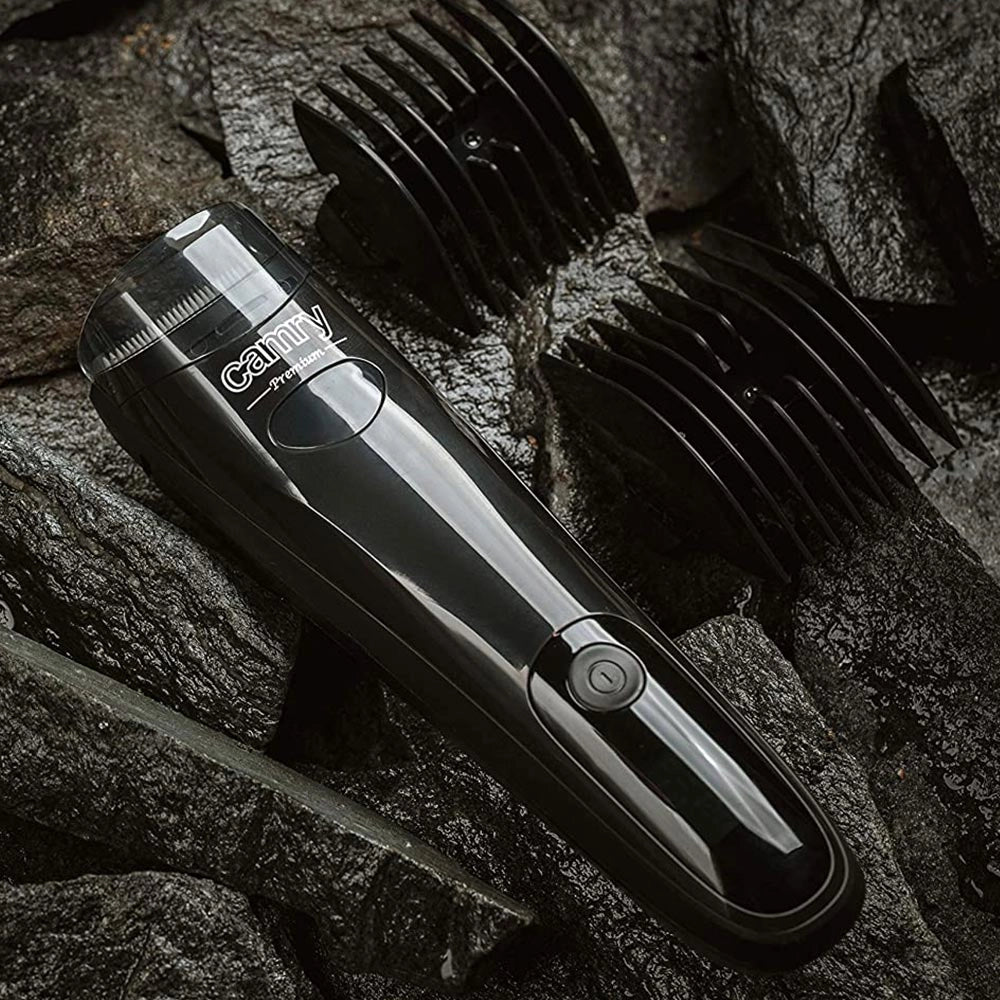 Rasoio Taglia Capelli Trimmer Elettrico con Aspirapeli Regola Barba Ricarica USB