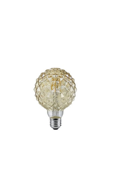 Lampadina LED decorativa E27 ambra 4W 2700K Trio