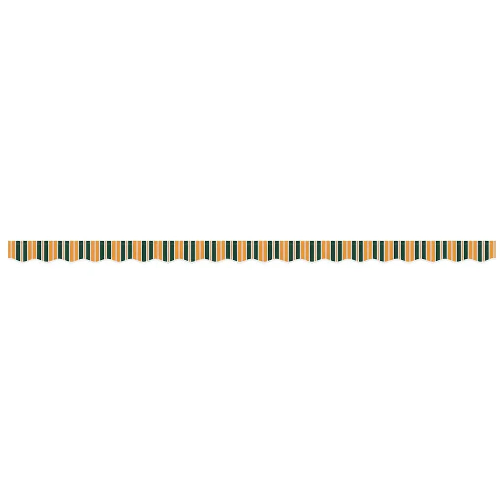 Tenda a Braccio Verde e giallo 430 x 20 cm Tela 42000803