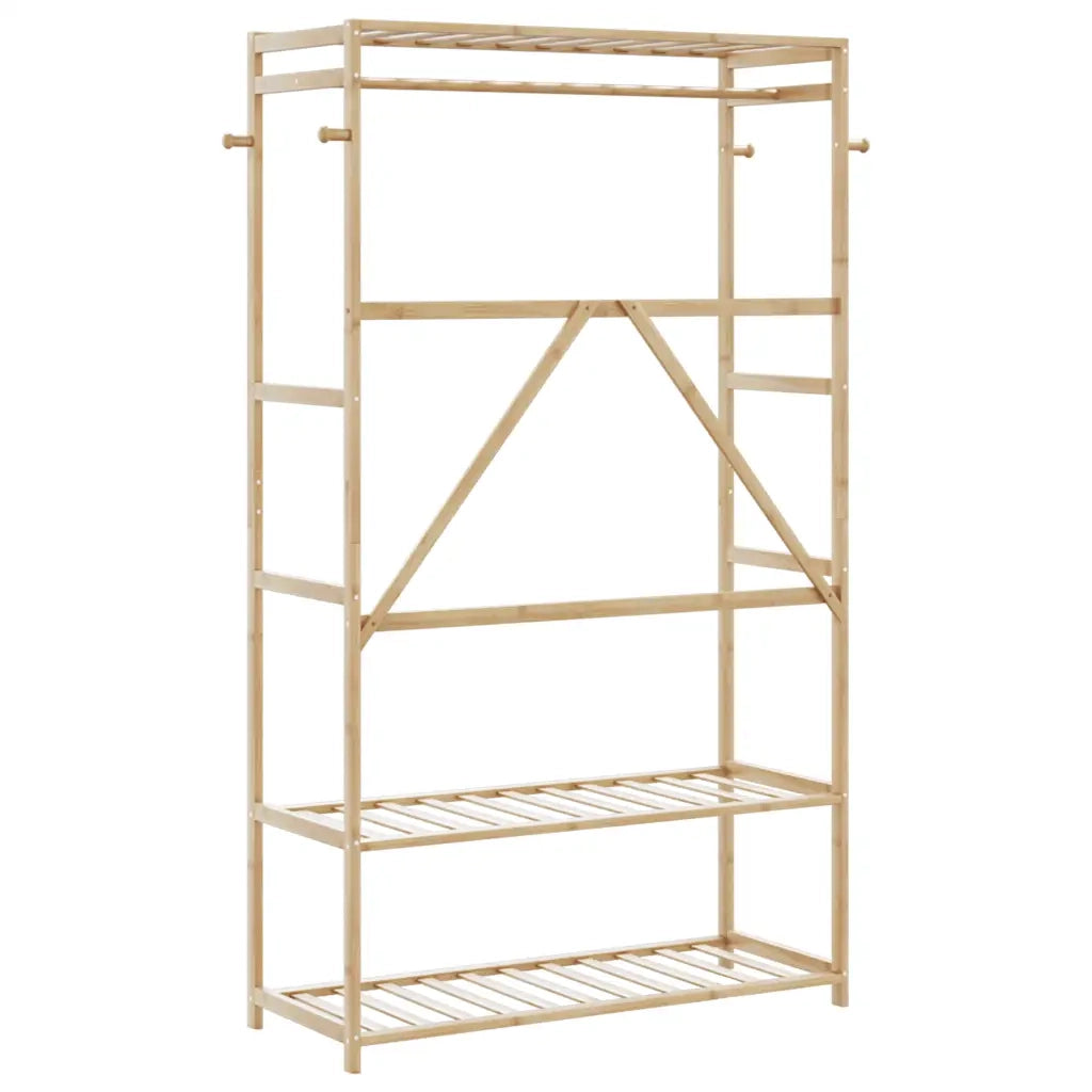 Appendiabiti con Ripiani 110x40x175 cm in Bamb¨´ CFW6552933