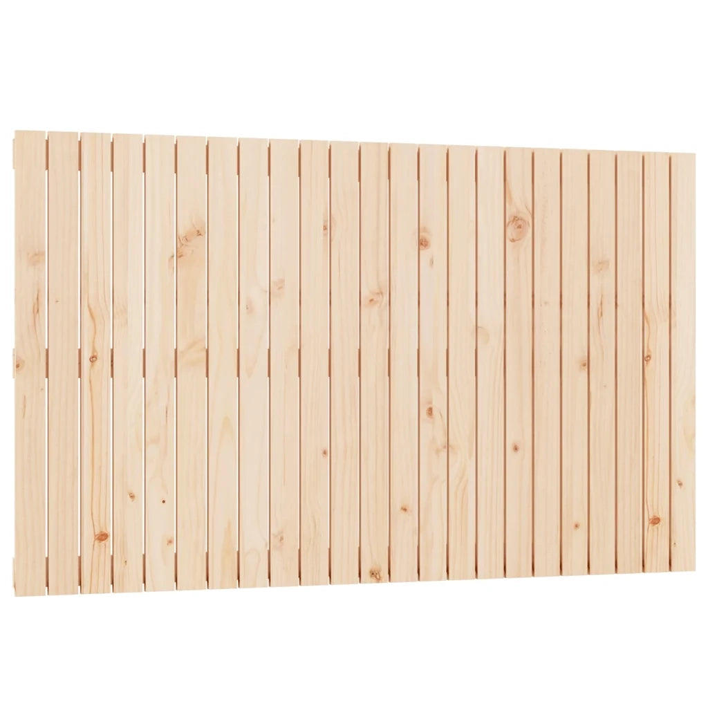 Testiera da Parete 147x3x90 cm in Legno Massello di Pino