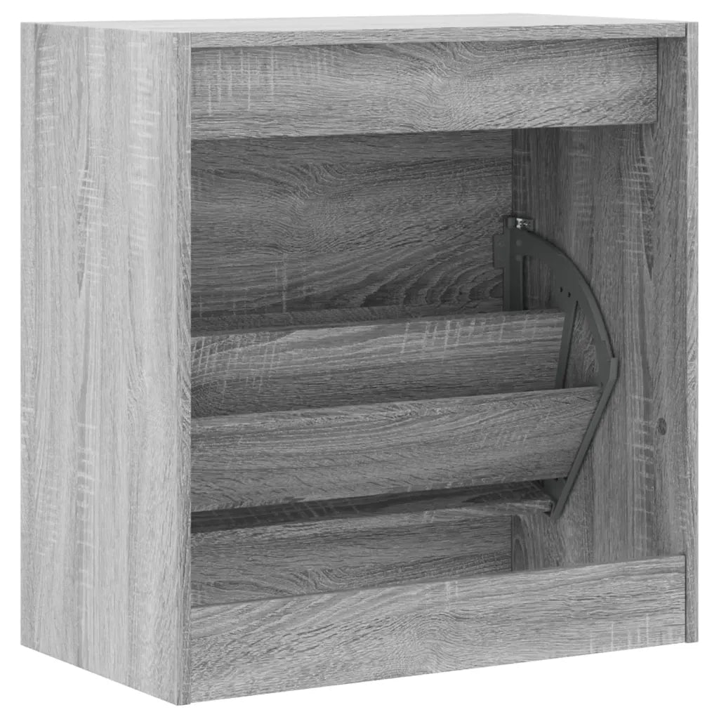 Scarpiera Grigio Sonoma 60x34x63,5 cm in Legno Multistrato 839943