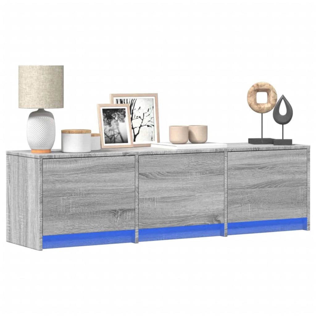 Mobile TV Grigio Sonoma 140 x 34 x 40 cm Legno multistrato
