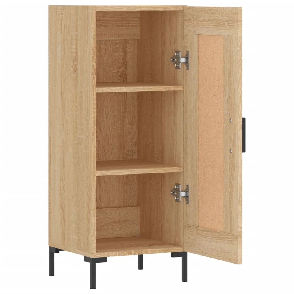 Buffet credenza cassettiera armadio mobile contenitore organizer cucina soggiorno rovere Sonoma 34,5 x 34 x 90 cm legno ingegnerizzato marrone 02_0031539