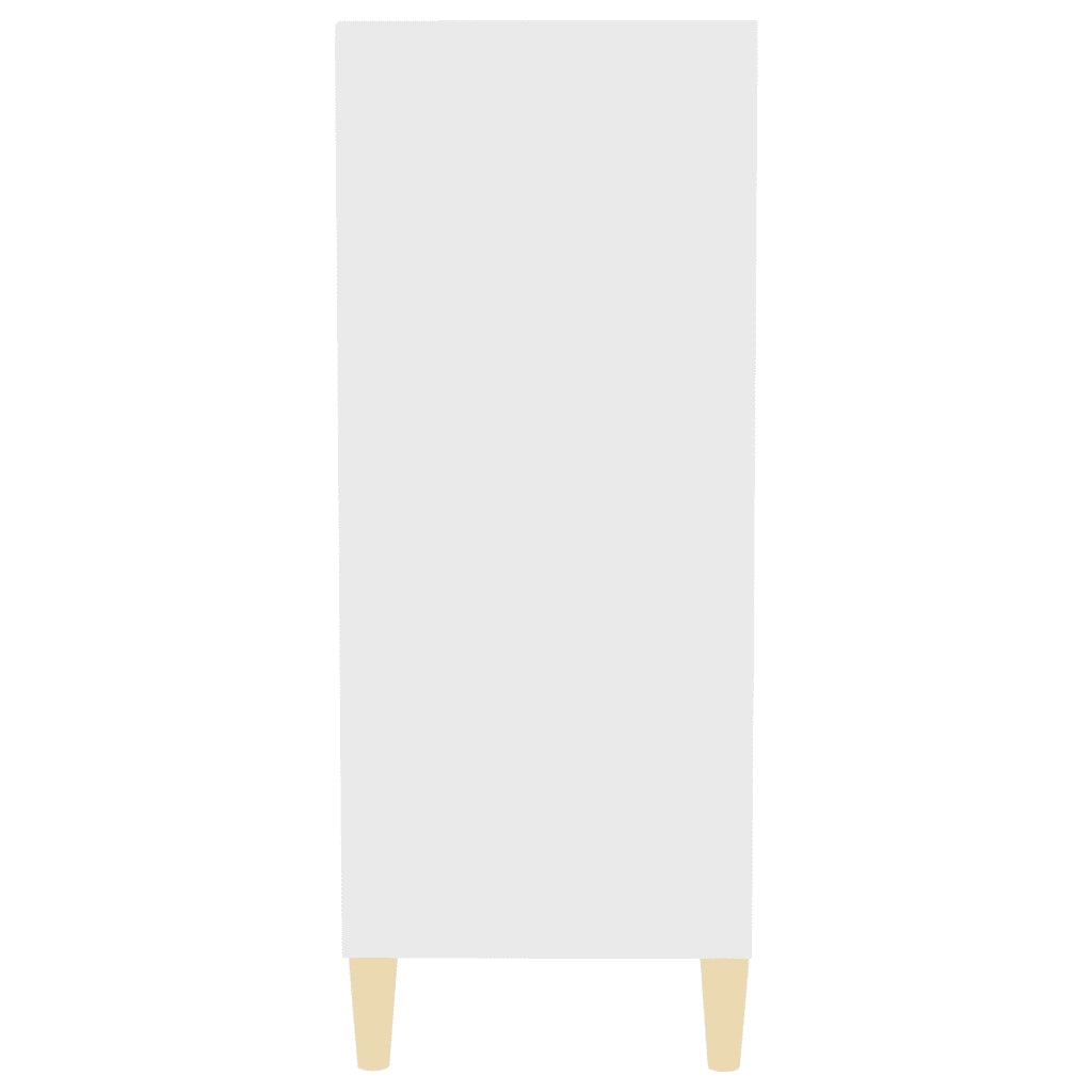 Credenza-Buffet-Armadio da cucina Bianca 57x35x90 cm in Legno Multistrato 159258