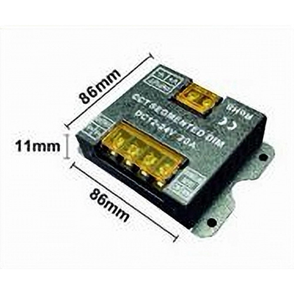 Trade Shop - Dimmer Driver Cct Per Strisce Led Controller Telecomando Rf Dc 12-24v Rf-86-cct -