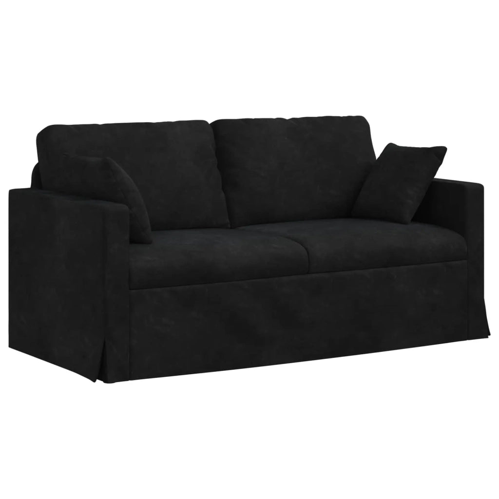 Divano Nero 158 x 78 x 80 cm Velluto 42024428