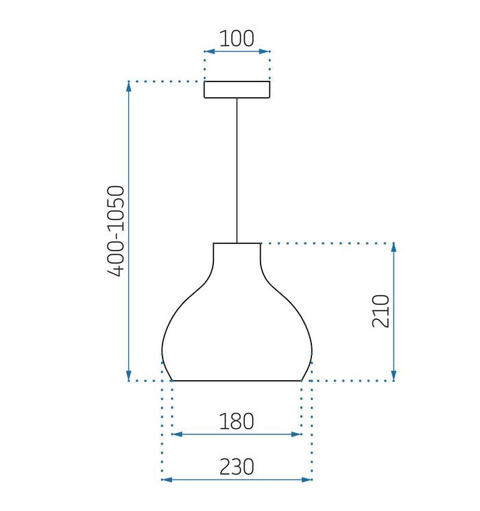 Lampada Natural APP984-1CP Small
