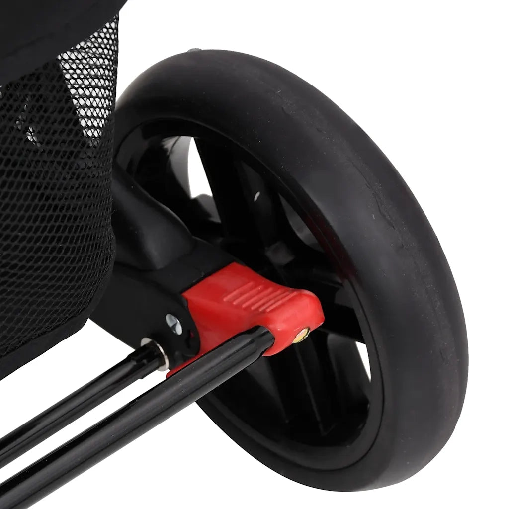 Passeggino Gemellare Rosso in Acciaio CFW8594593