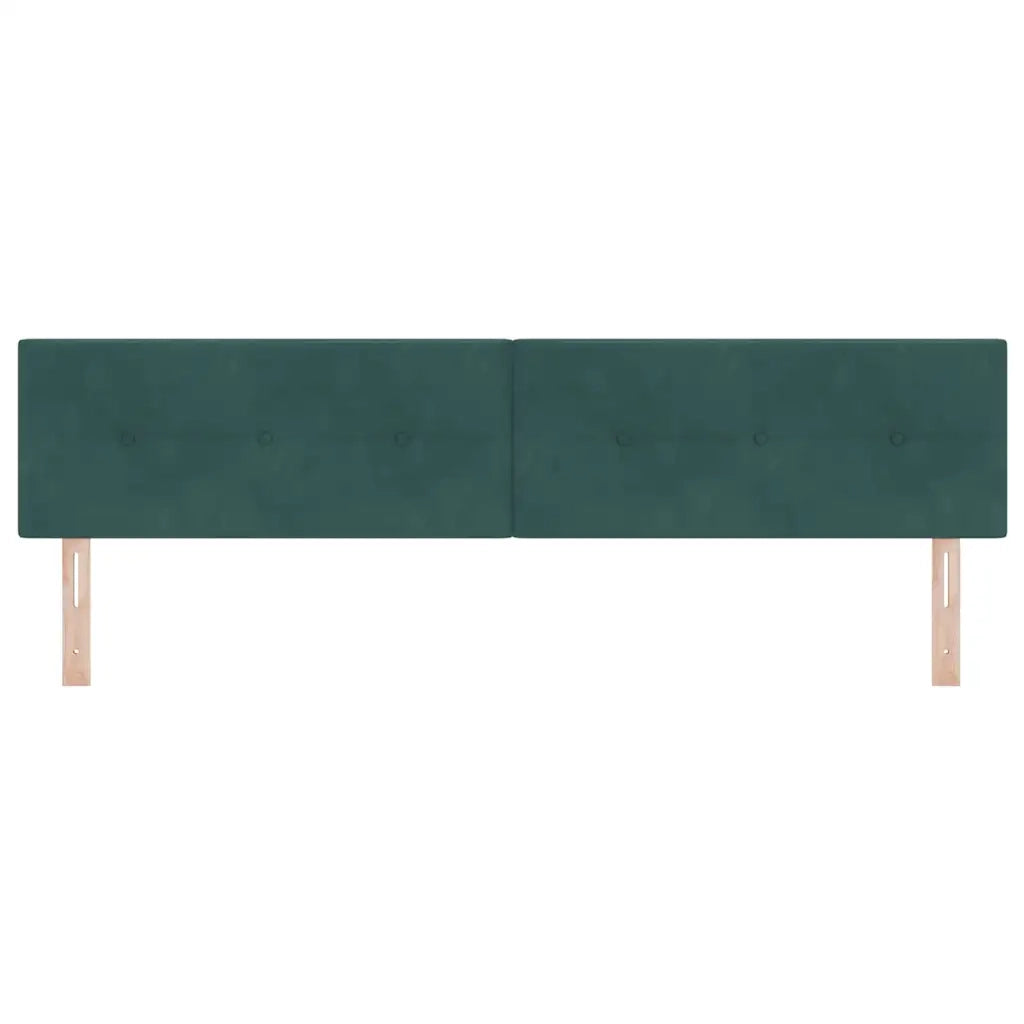 Testiera | Testata Verde Scuro 200 cm Velluto