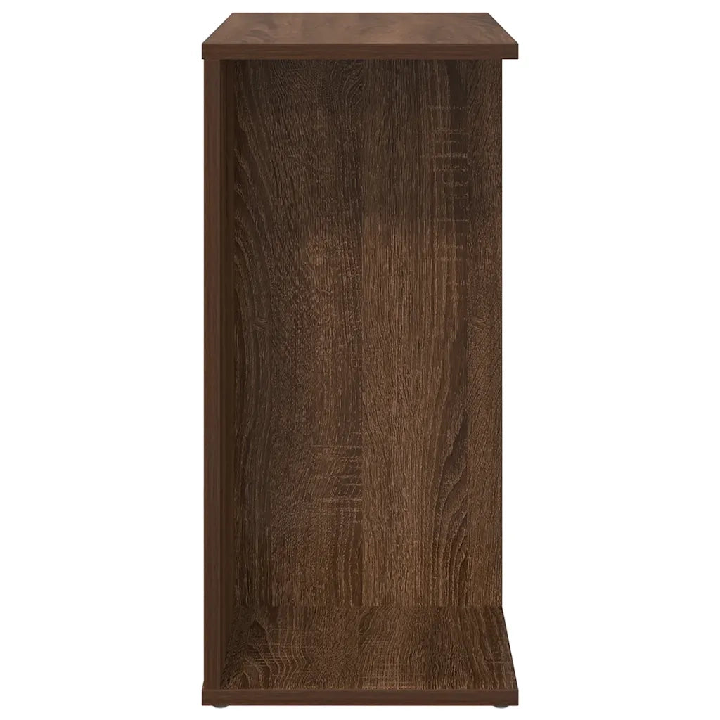 Comodini 2 pz Rovere Marrone 46,5x29x61 cm in Legno Multistrato 858663