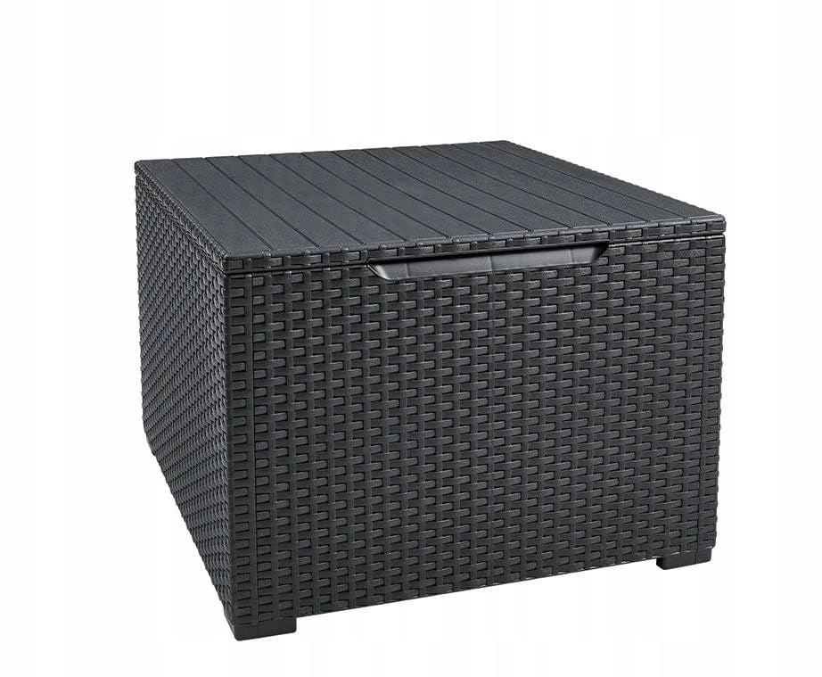 Salottino 4 Pezzi Emma Lounge Flat Wicker Graphite 5 Posti Keter