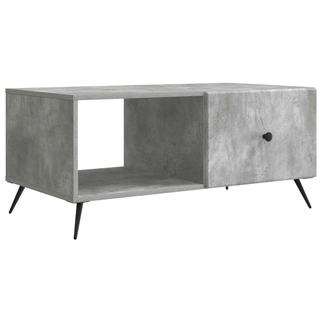 Tavolino da salotto Grigio Cemento 90 x 50 x 40 cm