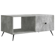 Tavolino da salotto Grigio Cemento 90 x 50 x 40 cm