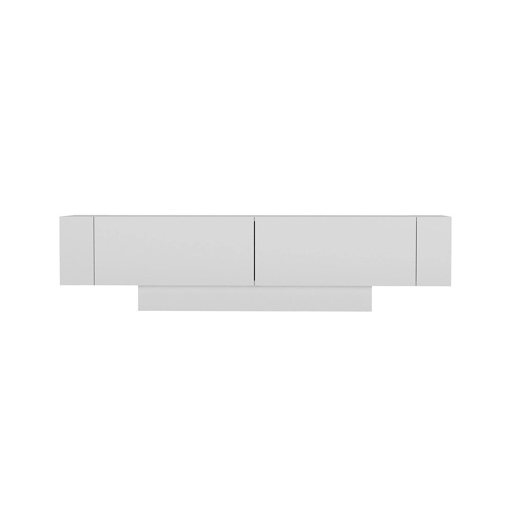 Porta TV in legno "Matera" - 150 x 31 x 41 cm - Bianco