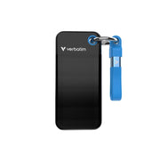 Verbatim pocket ssd 2 tb usb tipo-c 3.2 gen 2 (3.1 gen 2) nero, blu - 32195