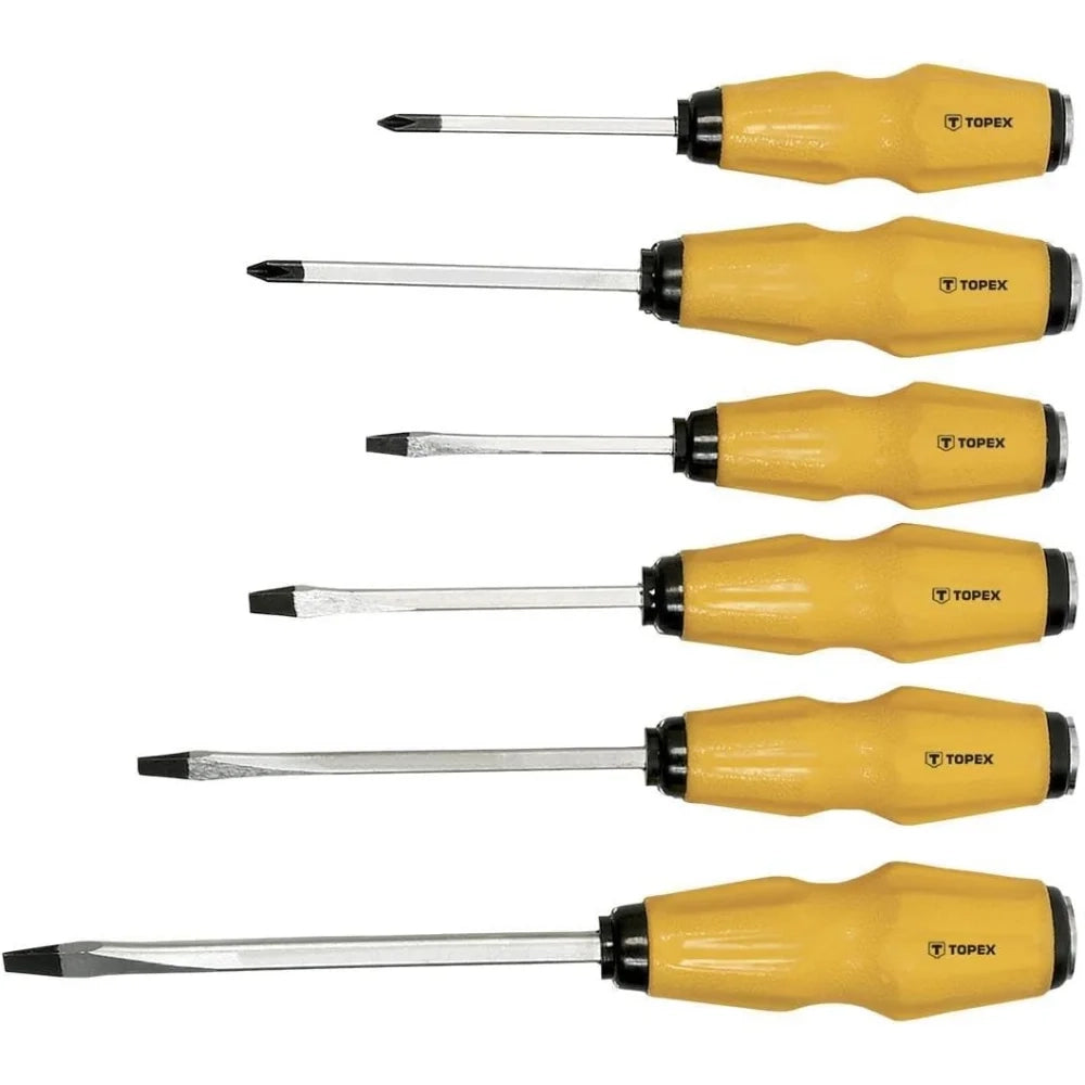 Topex 39d504 giraviti passante, , 6 pezzi assortiti ds