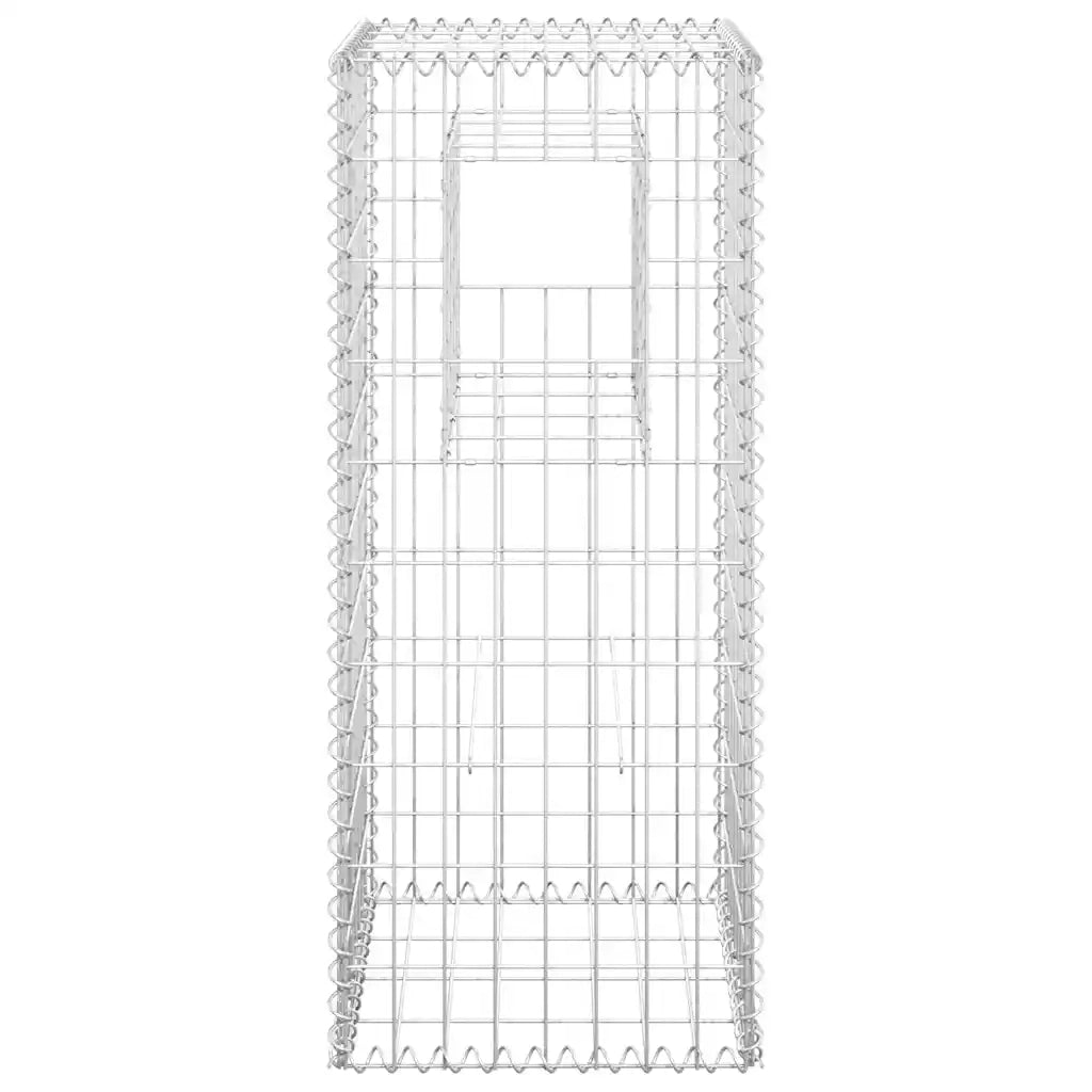 Cesti a Gabbione a Torre 2 pz 40x40x100 cm in Ferro 151261