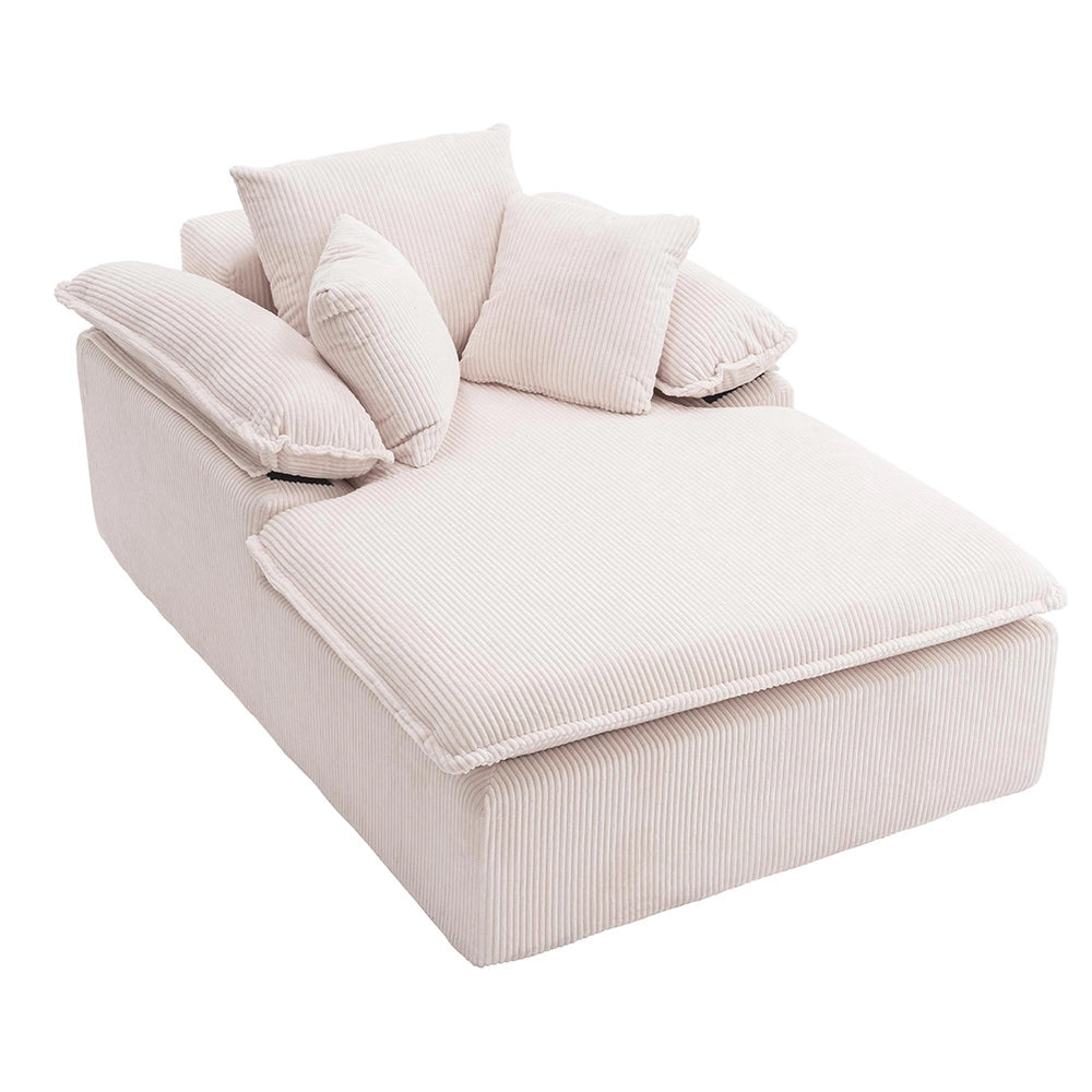 Canap¨¦ inclinable - Xylo - 46 cm - Design senza telaio, ampi braccioli