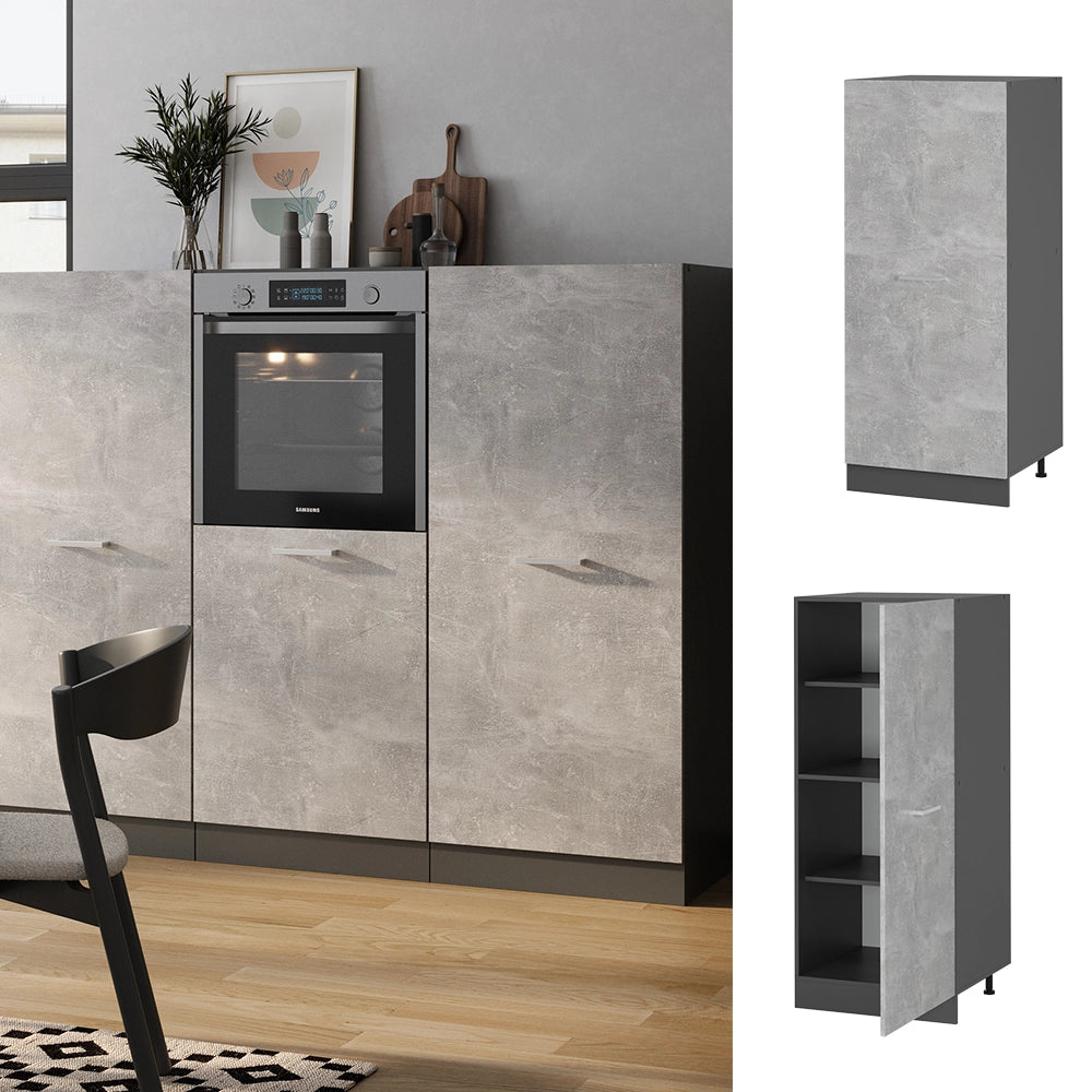 Vicco mobile cucina dispensa Calcestruzzo 60 cm