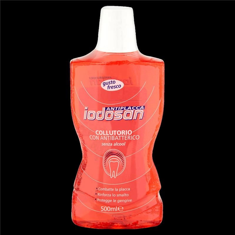 IODOSAN COLLUTORIO ANTI BATTERICO SENZA ALCOOL IN FORMATO DA 500 ML