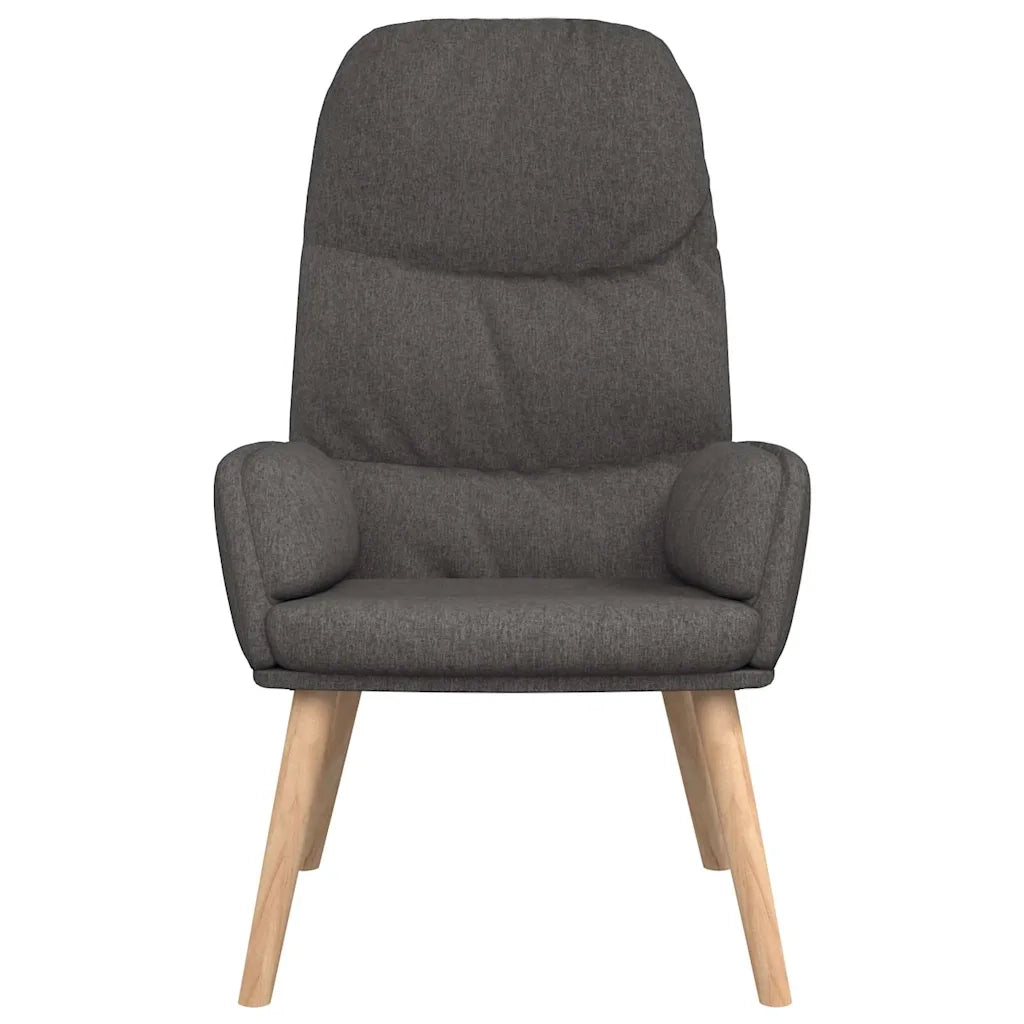 Divano Sedia-Poltrona Relax Grigio Scuro in Tessuto 701113