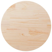 Piano Tavolo Ã˜80x2,5 cm in Legno Massello di Pino