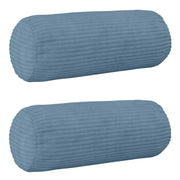 Federa 2 pcs HEERLEN Blu Ø 15 x 40 cm corduroy 923251
