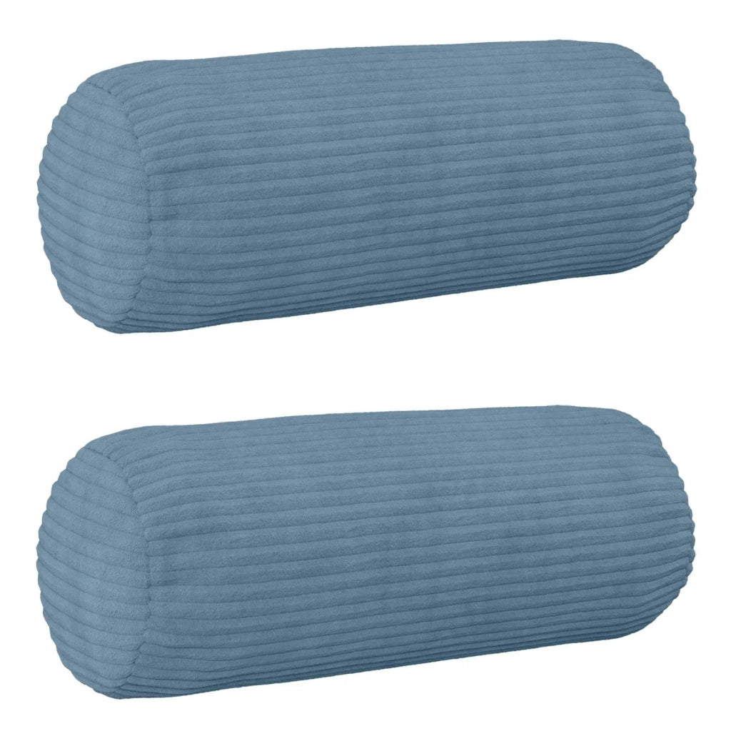 Federa 2 pcs HEERLEN Blu Ø 15 x 40 cm corduroy 923251