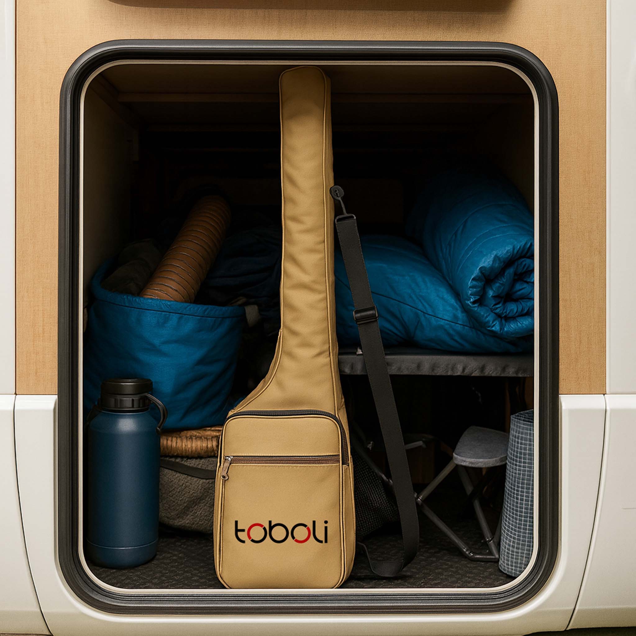 Lampada da campeggio LED V2, estensibile 12V per illuminazione outdoor