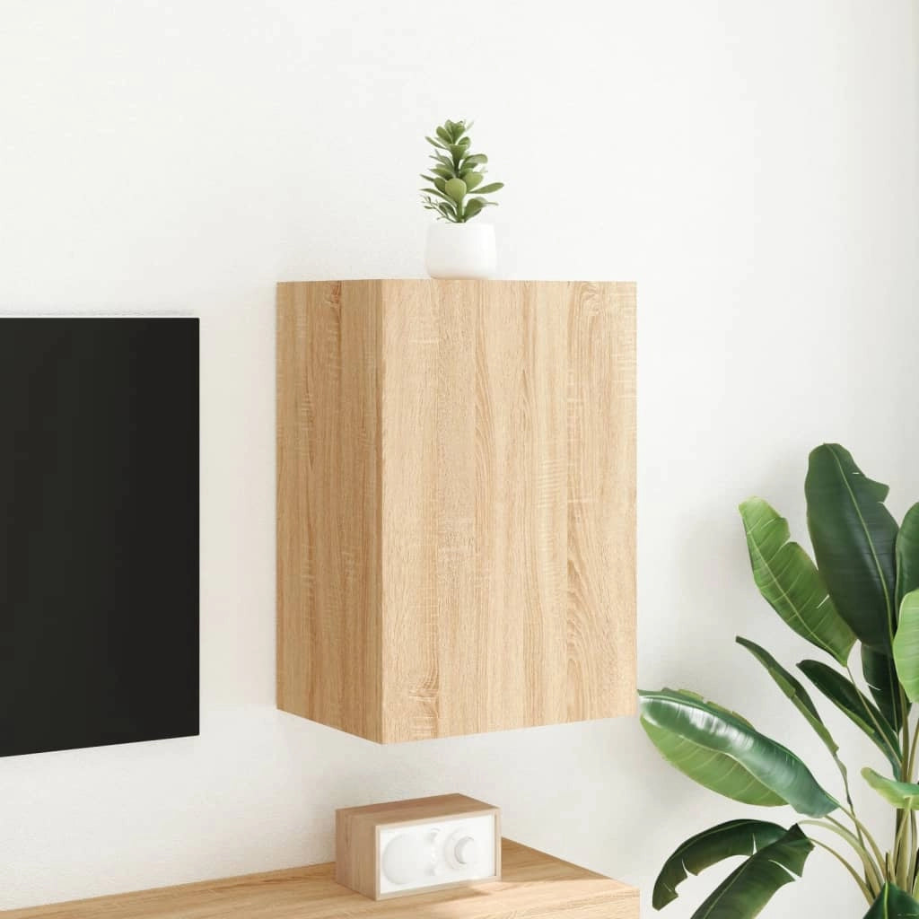 Mobile TV Parete Rovere Sonoma 40,5x30x60 cm Legno Multistratocod mxl 86090