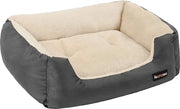 Hondiporto con cuscino invertibile, 80 x 65 x 20 cm, grigio scuro PGW004G01