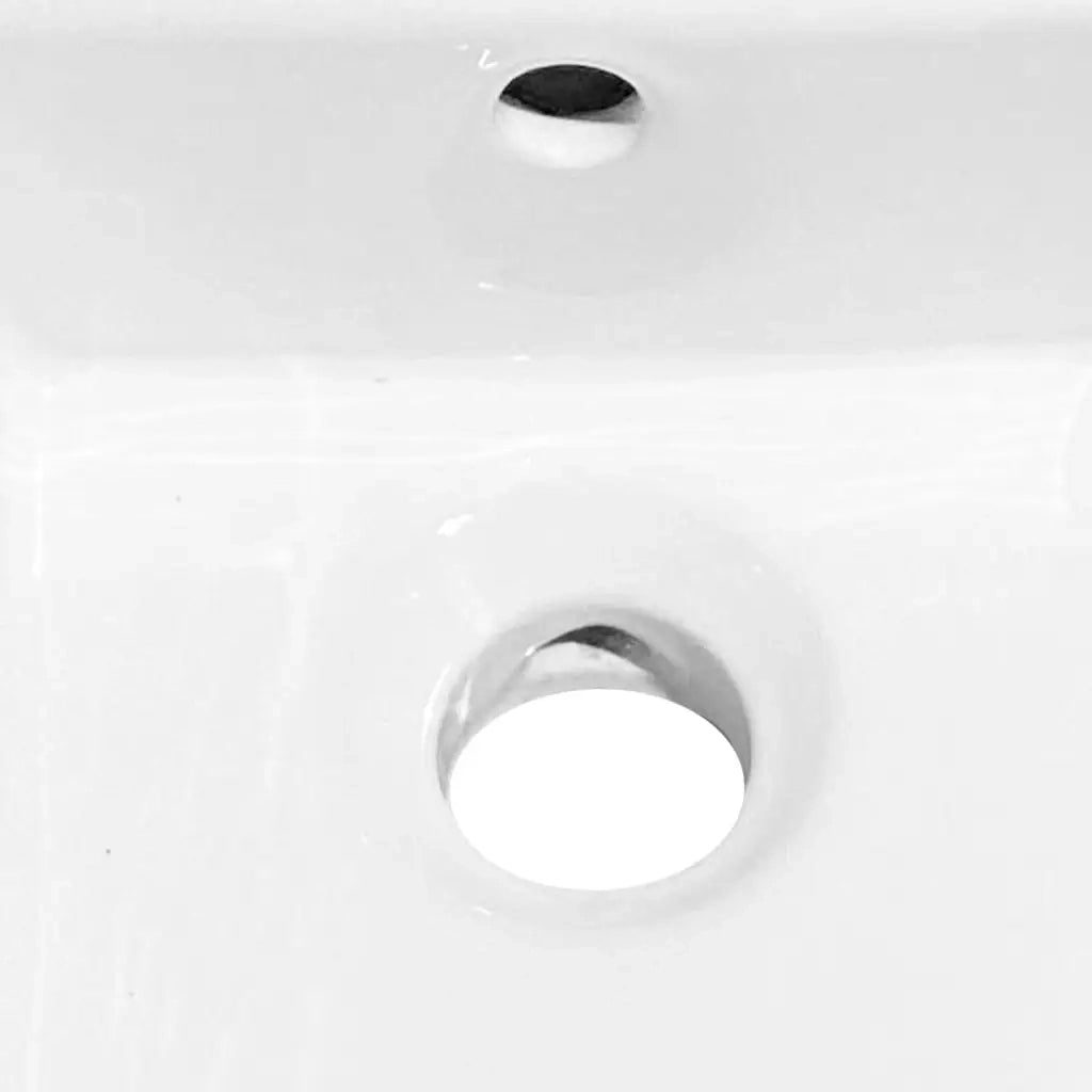 Lavandino Bianco 48x25x15 cm in Ceramica 242570