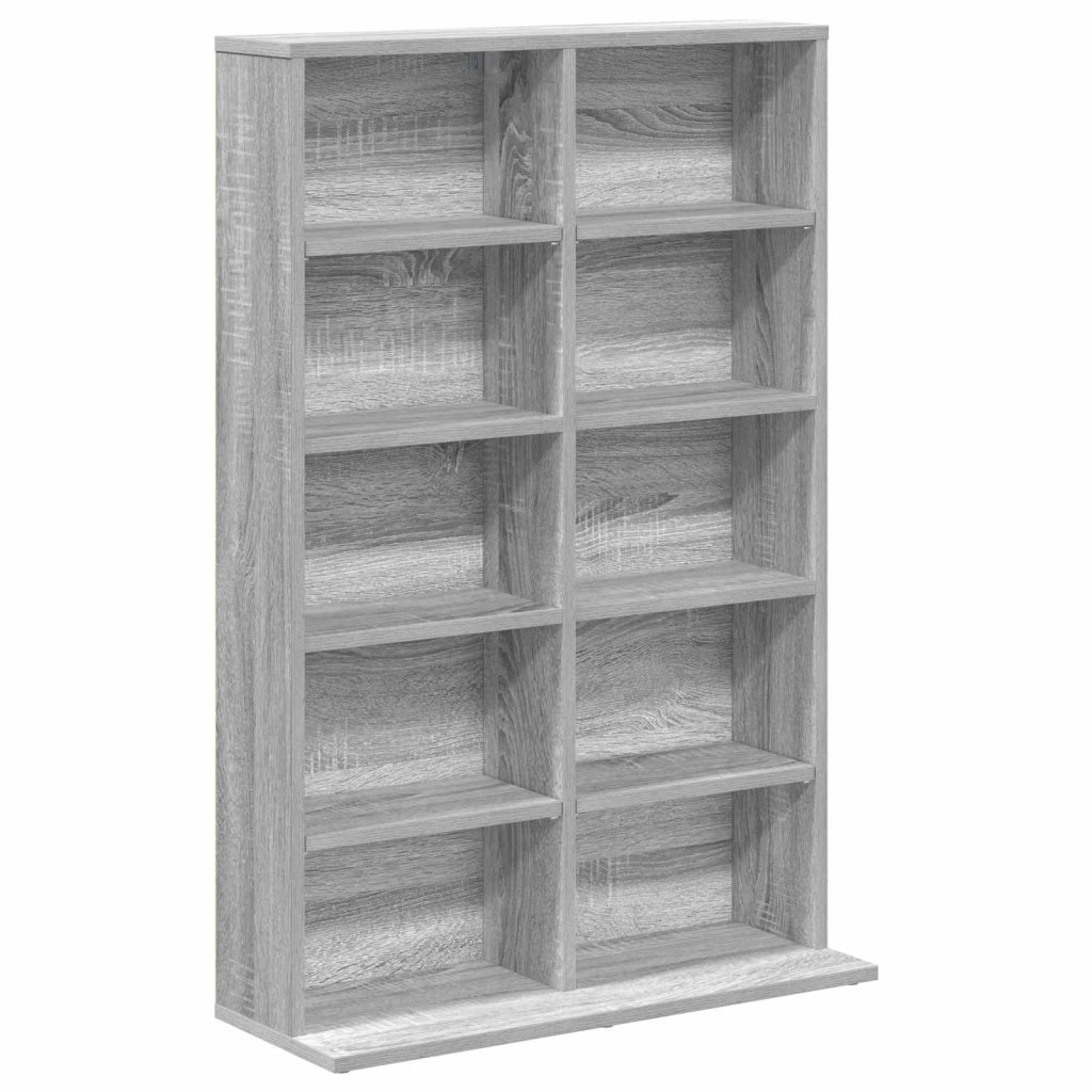 Mobile per CD Sonoma grigio 65 x 23,5 x 97,5 cm 8012684