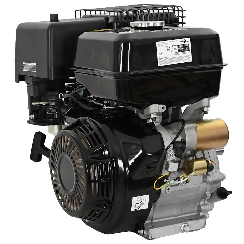 Motore a Benzina con Avvio Elettrico 15 HP 11 kW Nero