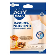 Trade Shop - Maschera Nutriente Piedi Con Miele Olio Di Mandorle Idratazione Immediata 168247 -
