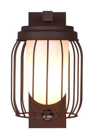 Applique da Esterno Attacco E27 in Alluminio Pressofuso Ruggine